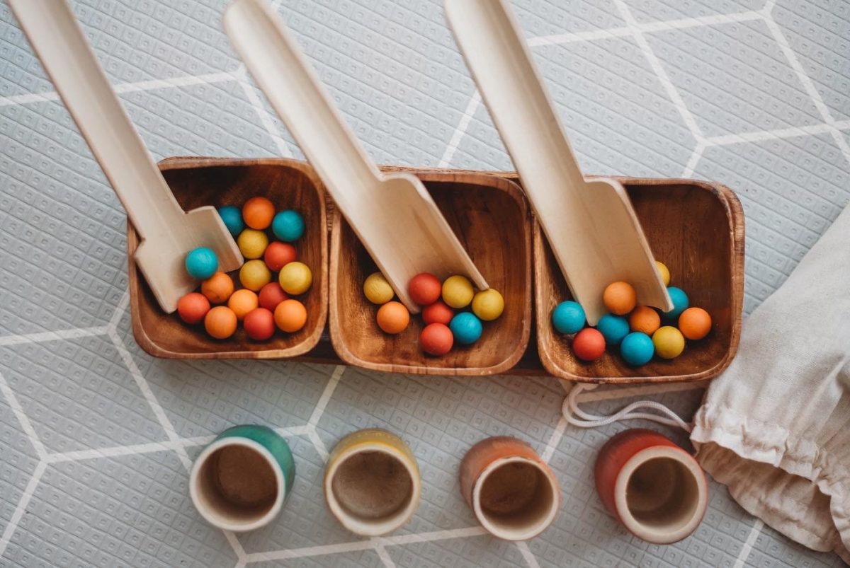 Rainbow Bamboo Sorting Tubes - Image 3