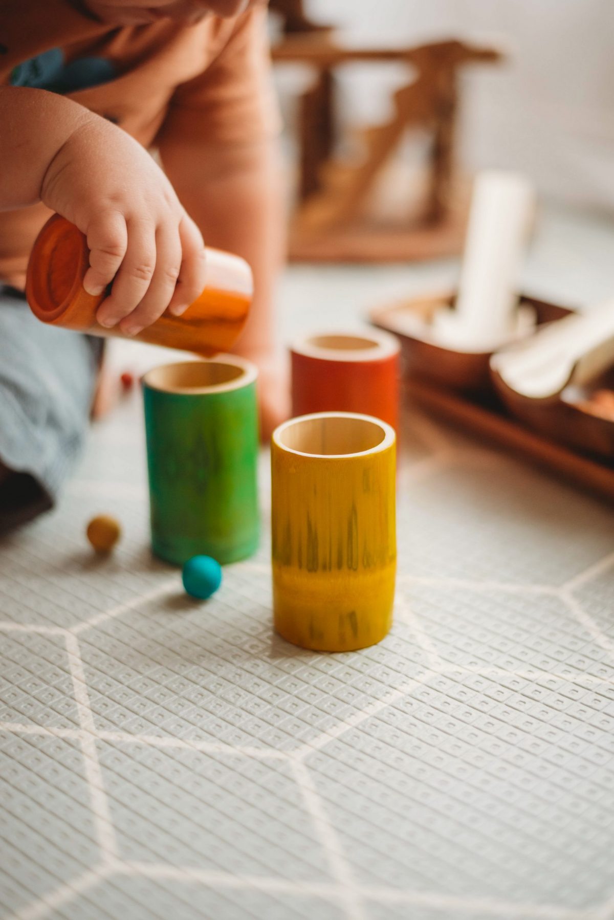 Rainbow Bamboo Sorting Tubes - Image 9