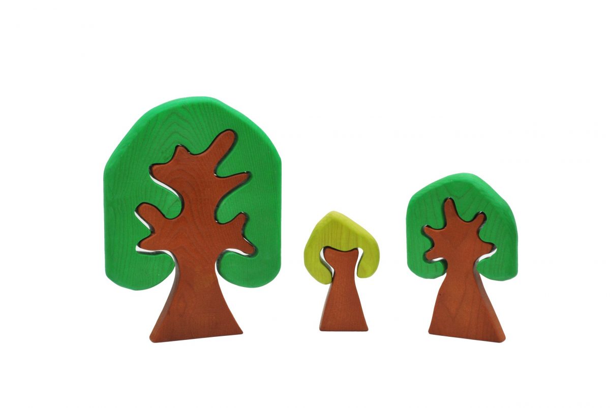 Coloured Wooden Trees - Image 6