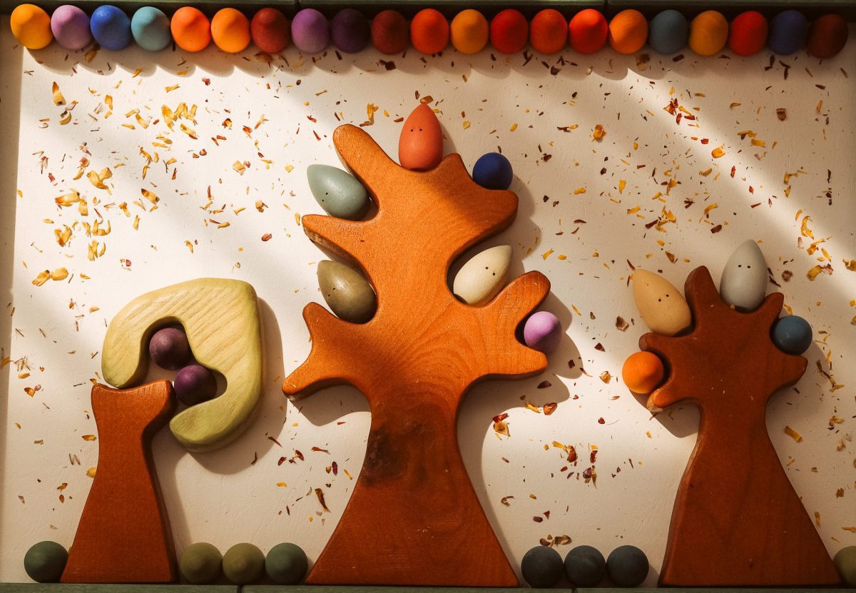 Coloured Wooden Trees - Image 7