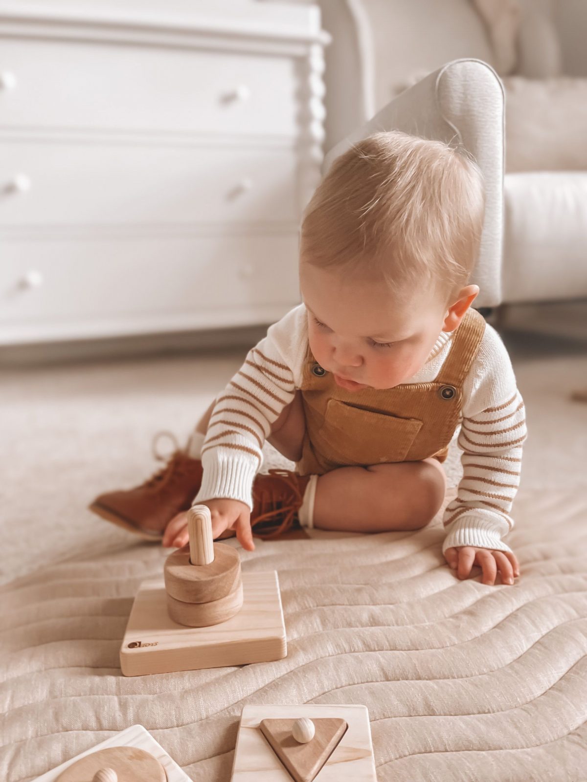 Montessori Vertical ring stacker - Image 4