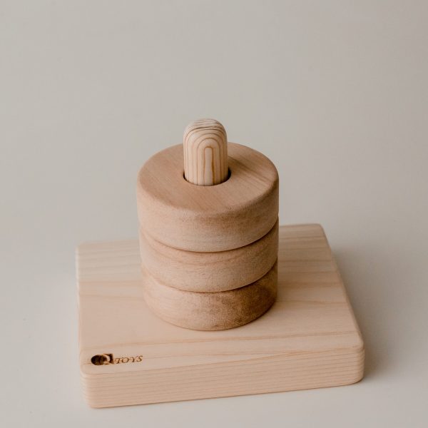 Montessori Vertical ring stacker
