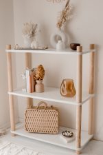 White Three Tier Bookshelf