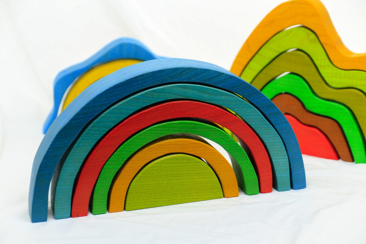 Large Coloured Rainbow Blocks - Image 4