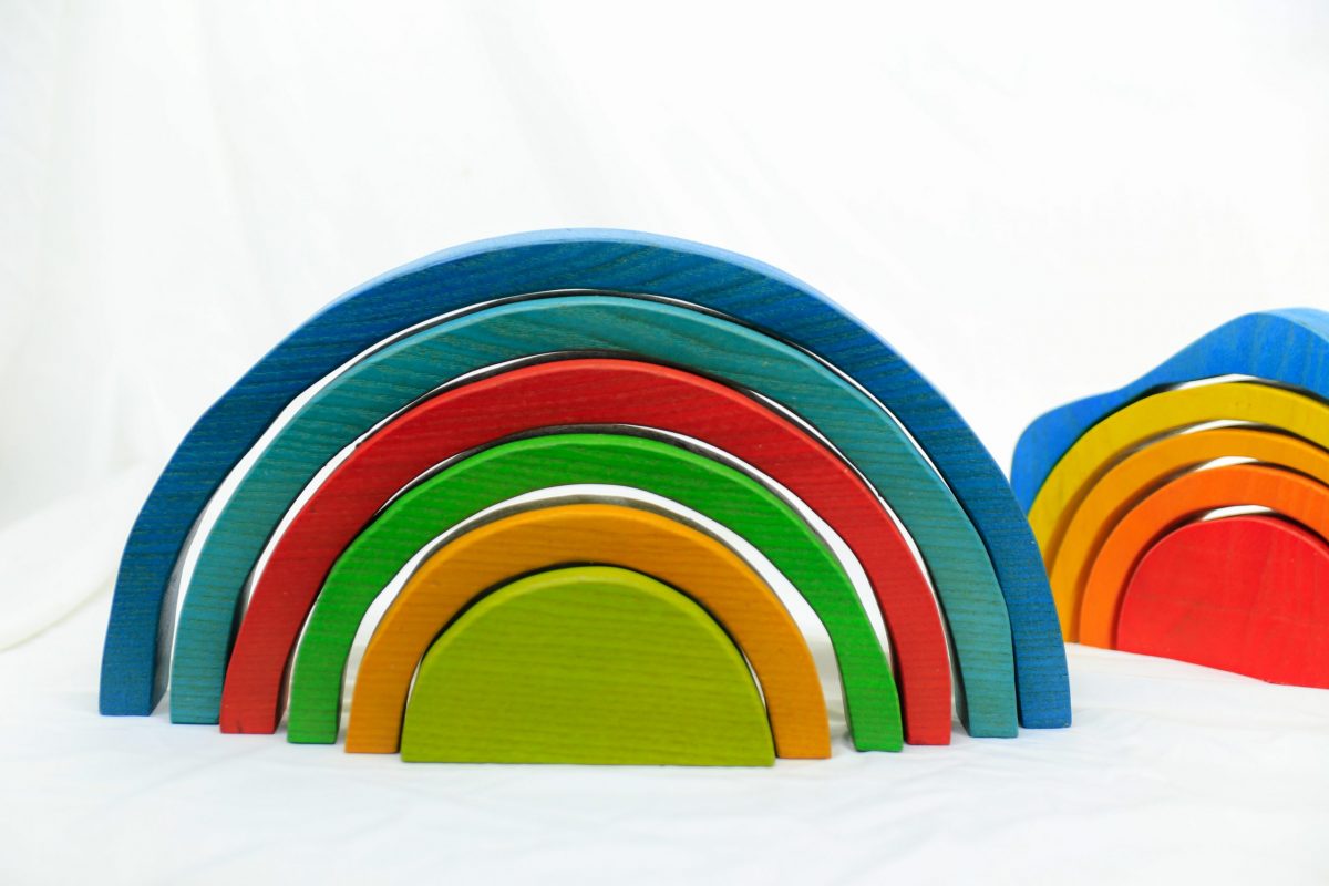 Large Coloured Rainbow Blocks - Image 3