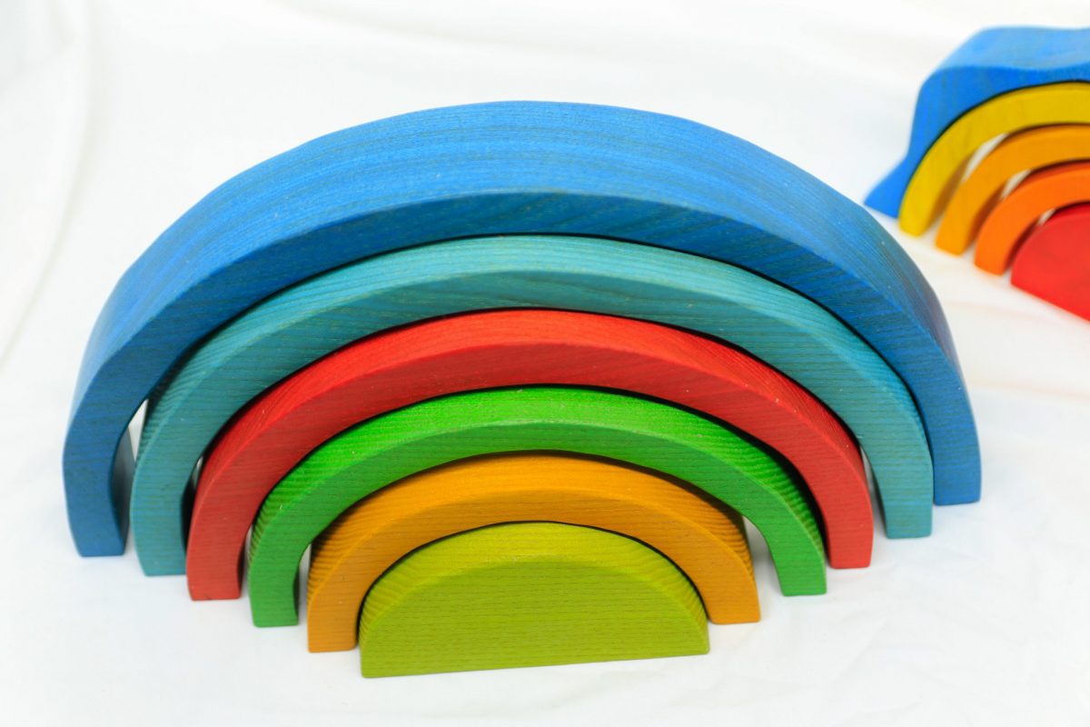 Large Coloured Rainbow Blocks - Image 6