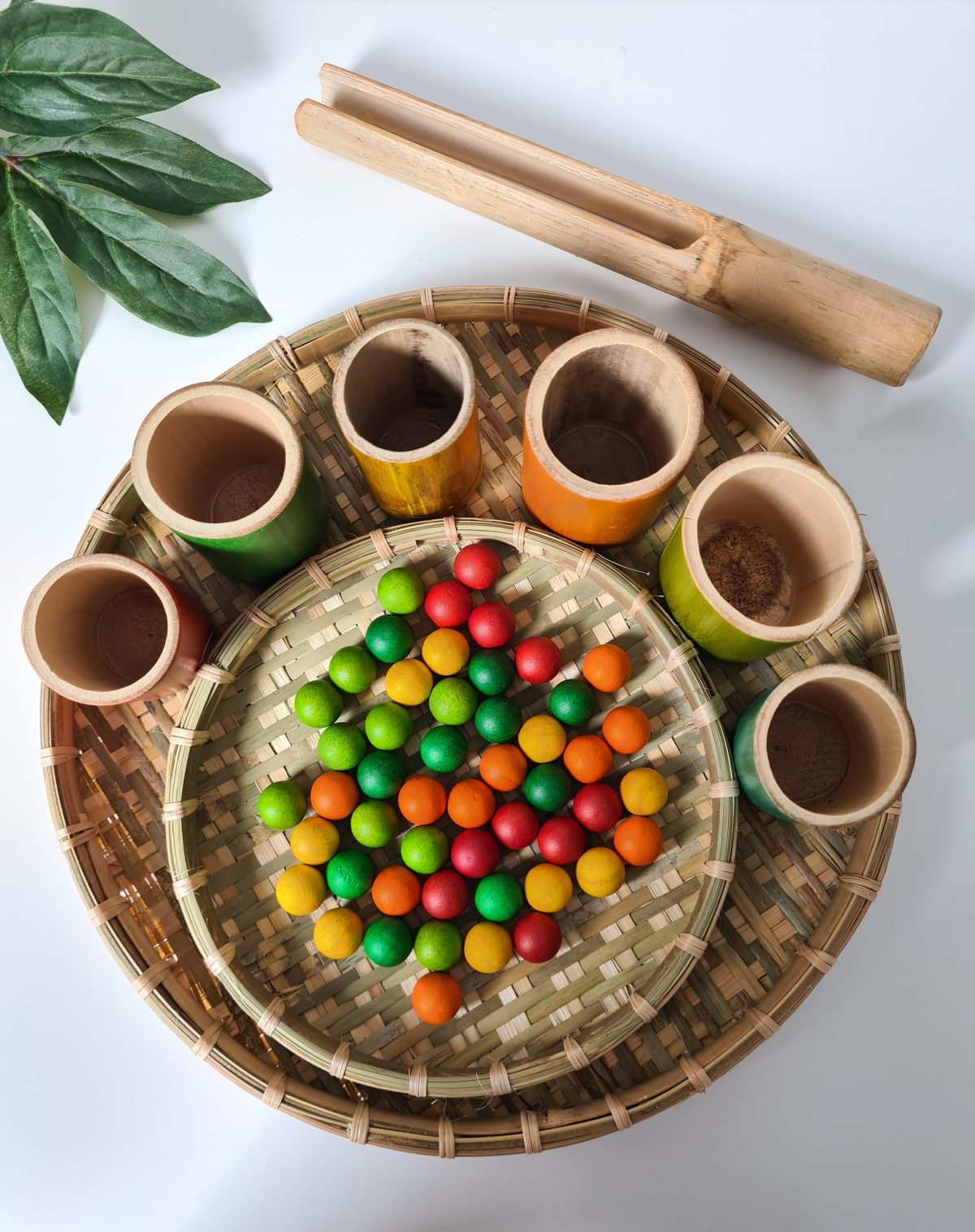 Circle Bamboo Trays - Image 2