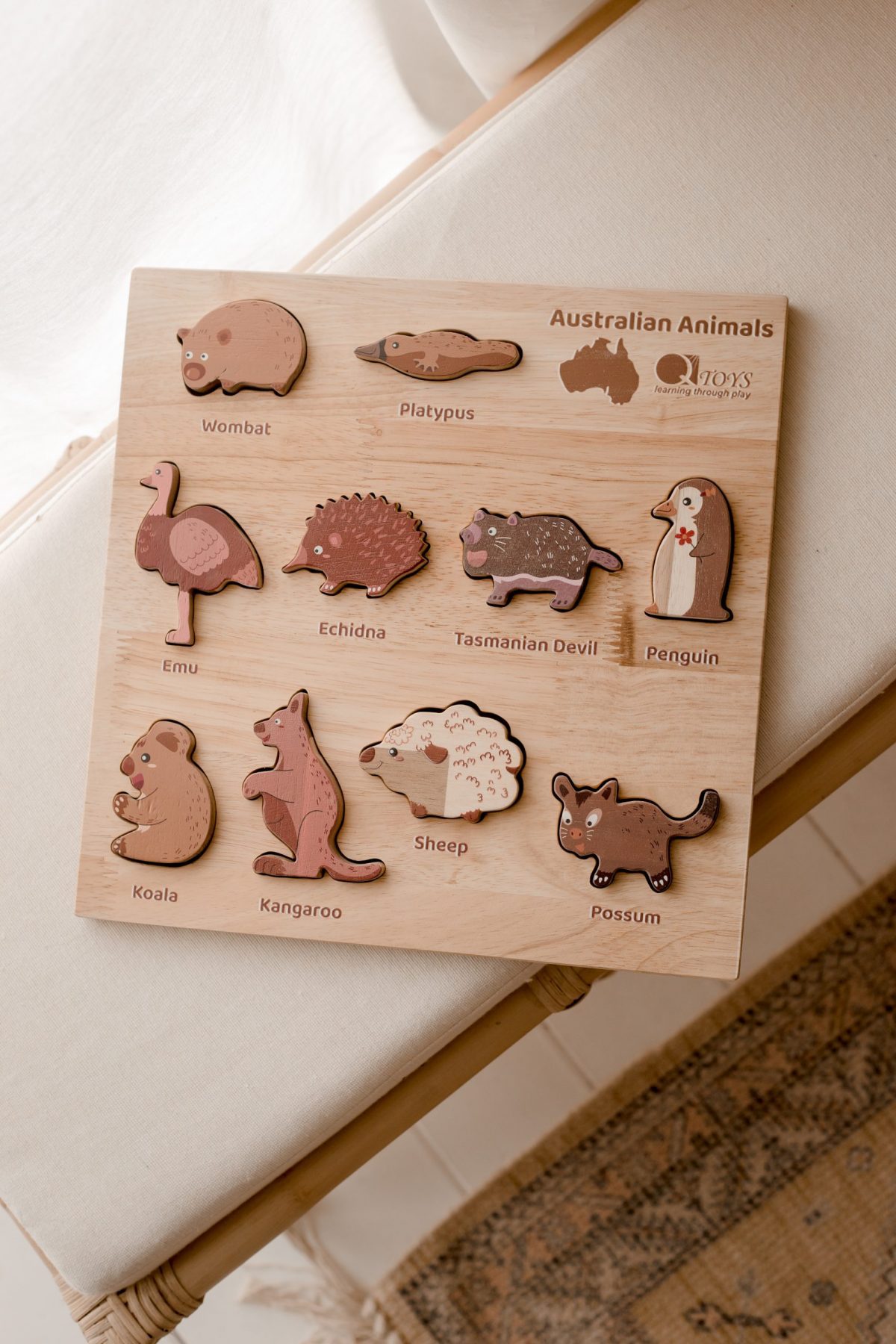 Natural Australian Animal Puzzle