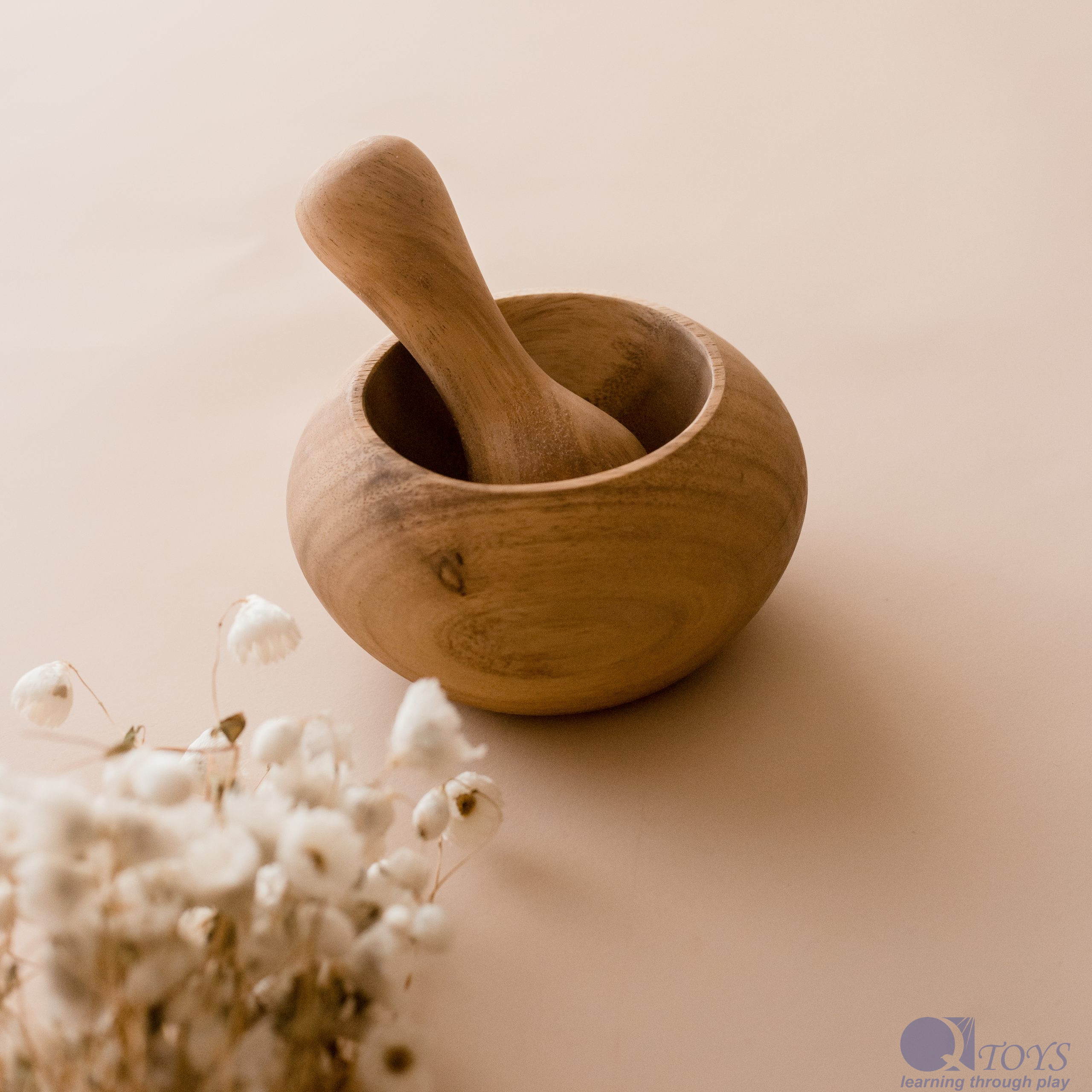 Wooden Pestle and Mortar - Image 3