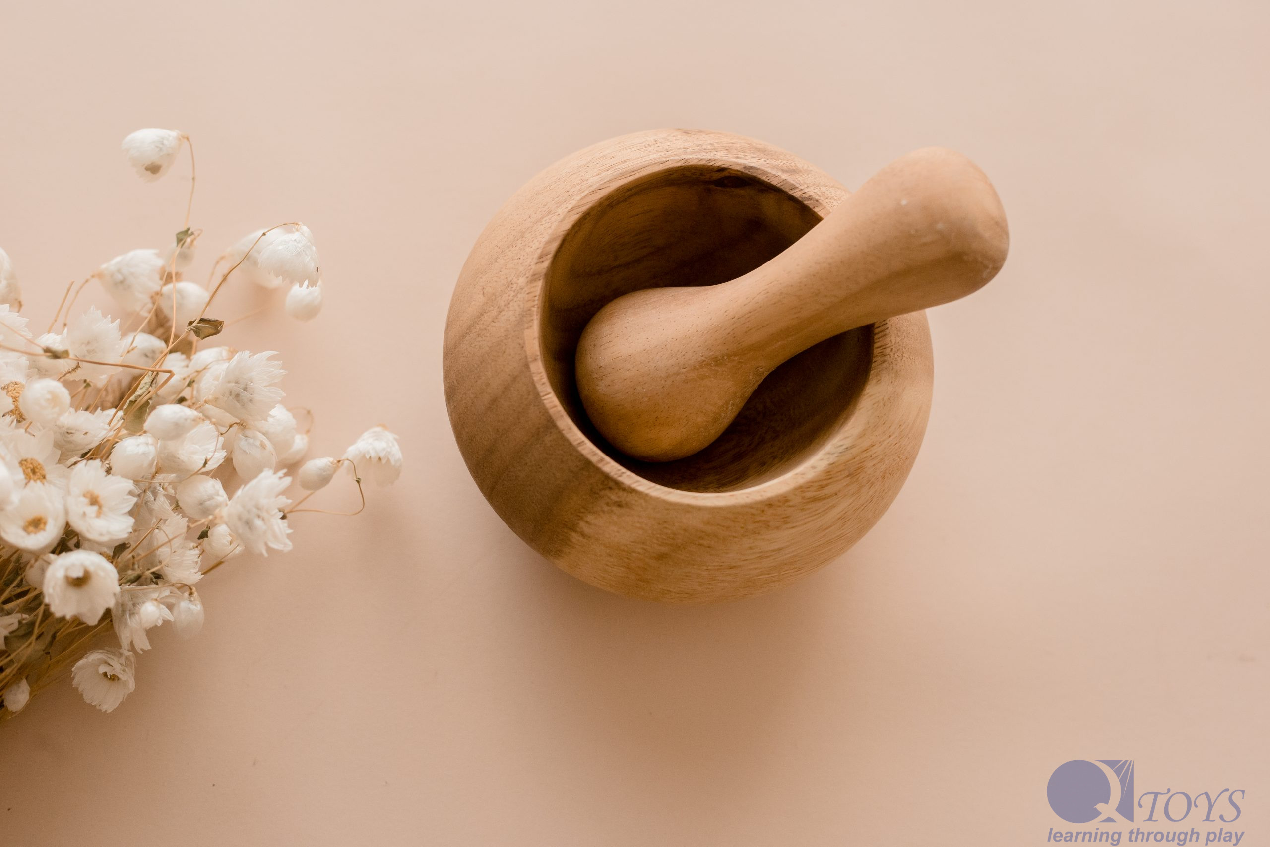 Wooden Pestle and Mortar - Image 2