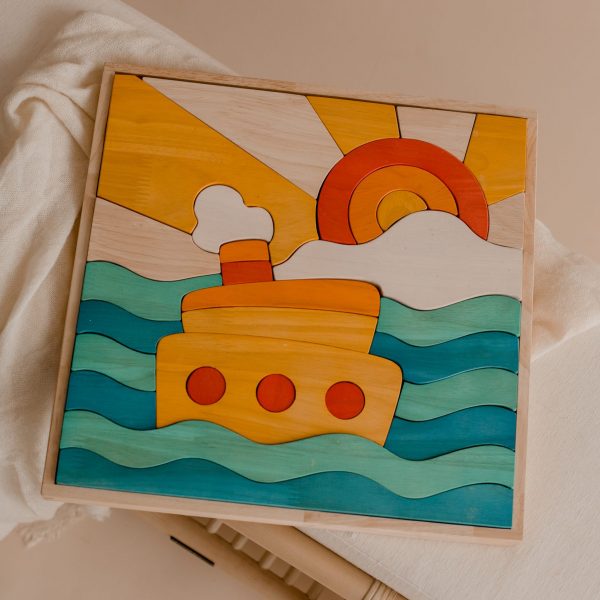 Ocean & Ship Puzzle Play Set