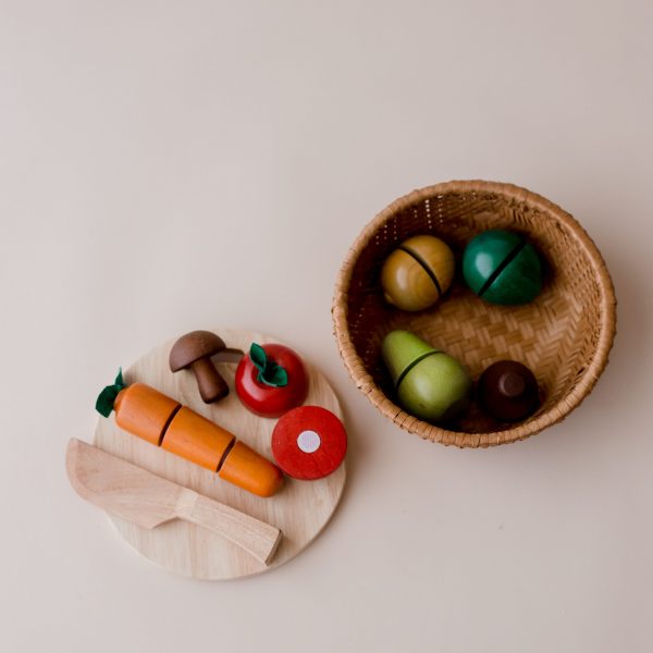 Coloured Fruit Basket