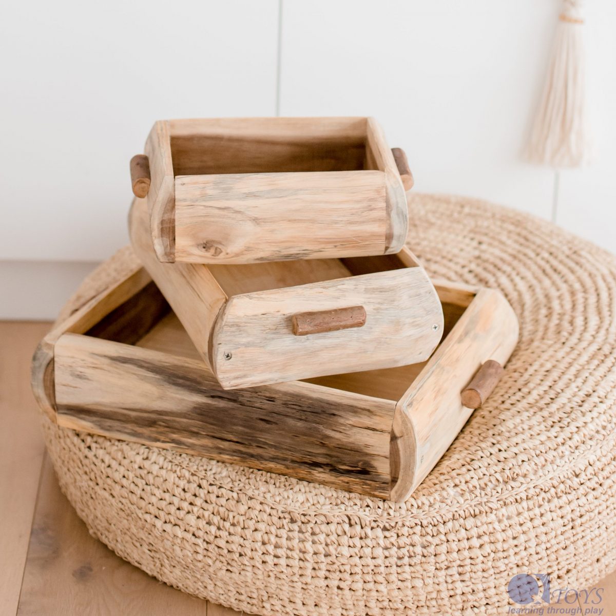 Bamboo Sorting Trays set of 3 - Image 2