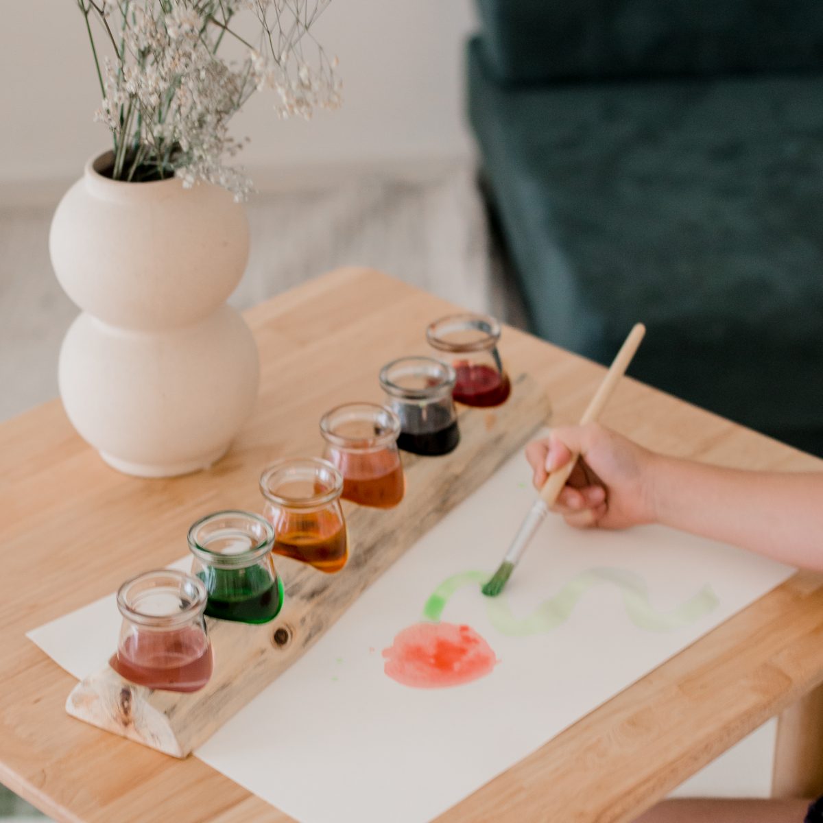 Wooden Paint Pot Holder - Image 6