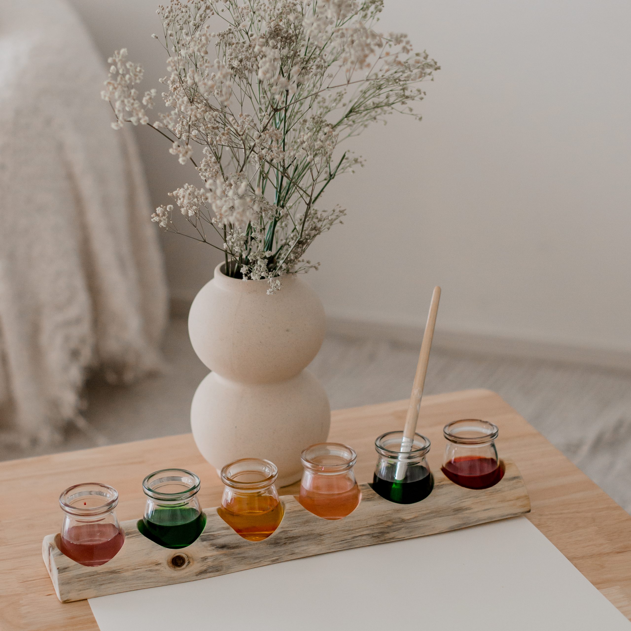 283 TAG @our_life_behind_the_lens8 Wooden Paint Pot Holder - Image 1