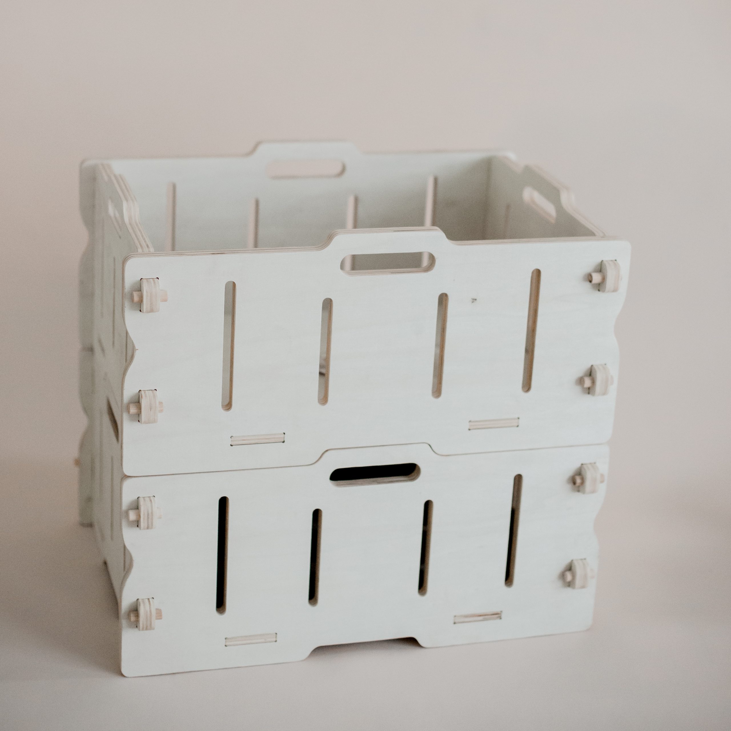 Stackable Wooden Crate Storage Box - Image 5
