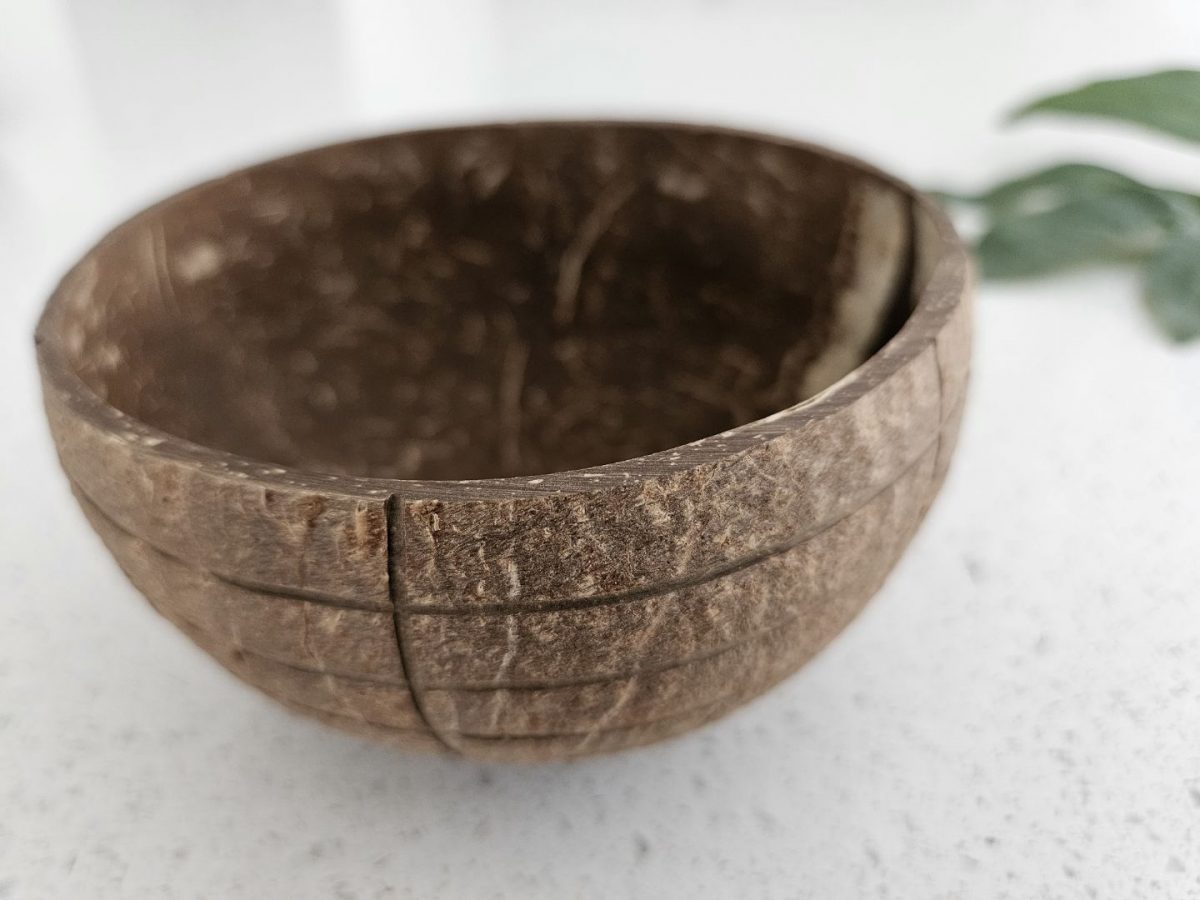 Check Pattern Coconut Bowl - Image 4