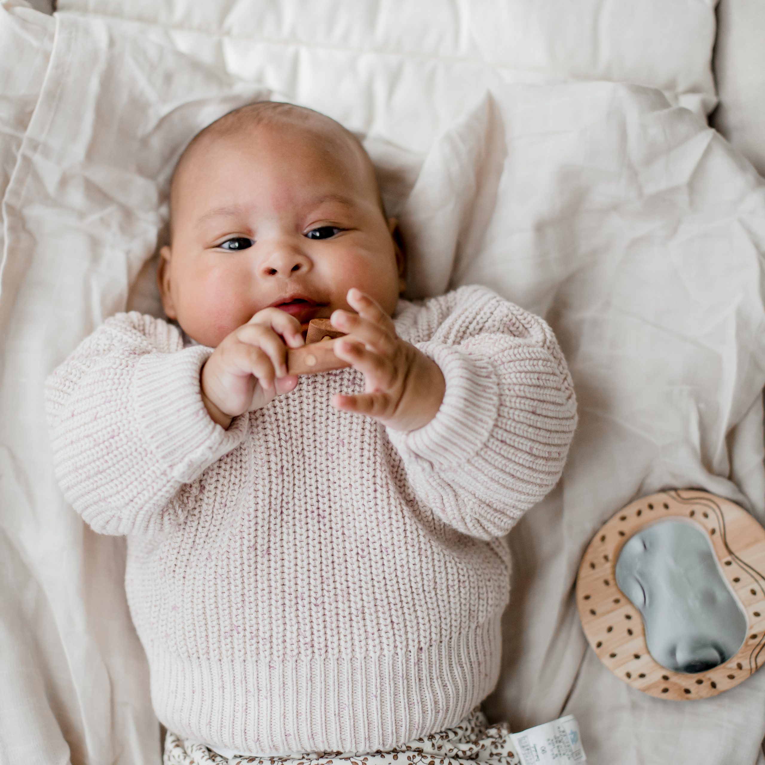 Candy Rattle and Baby Mirror Set - Image 2