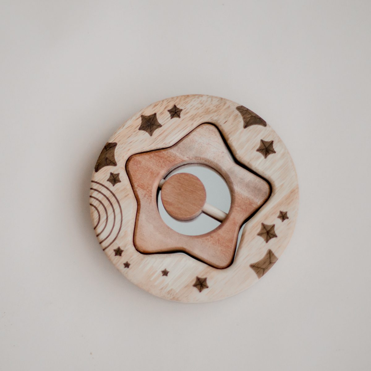 Star Rattle and Baby Mirror Set - Image 8