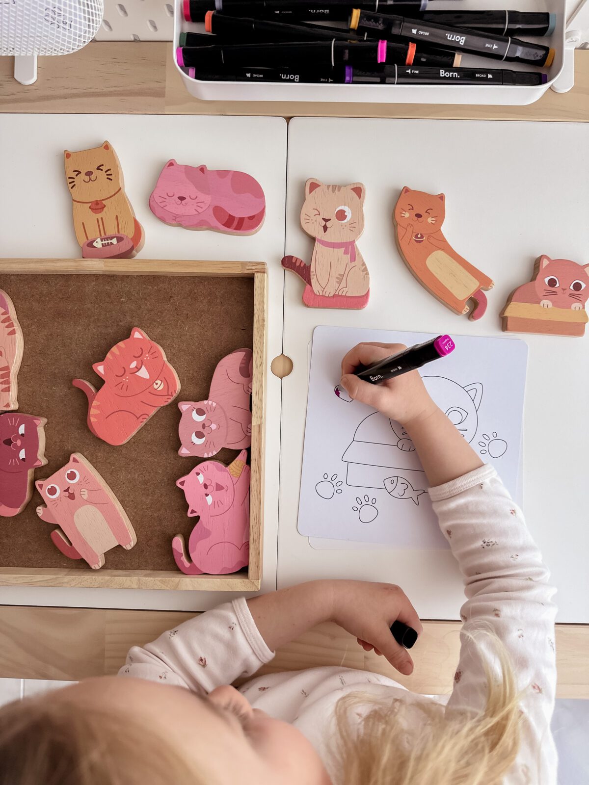 Cat play set & colouring - Image 4