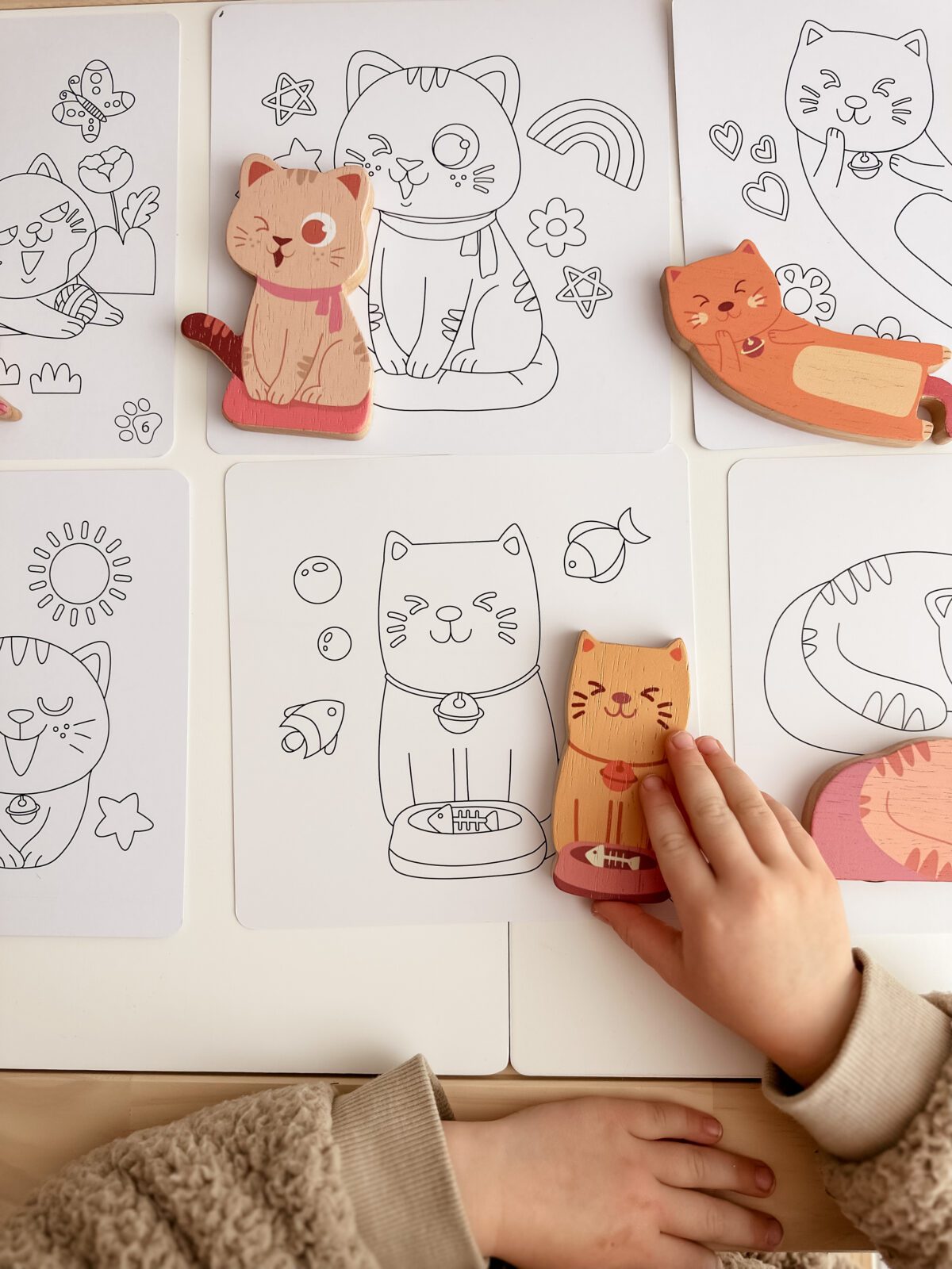 Cat play set & colouring - Image 8