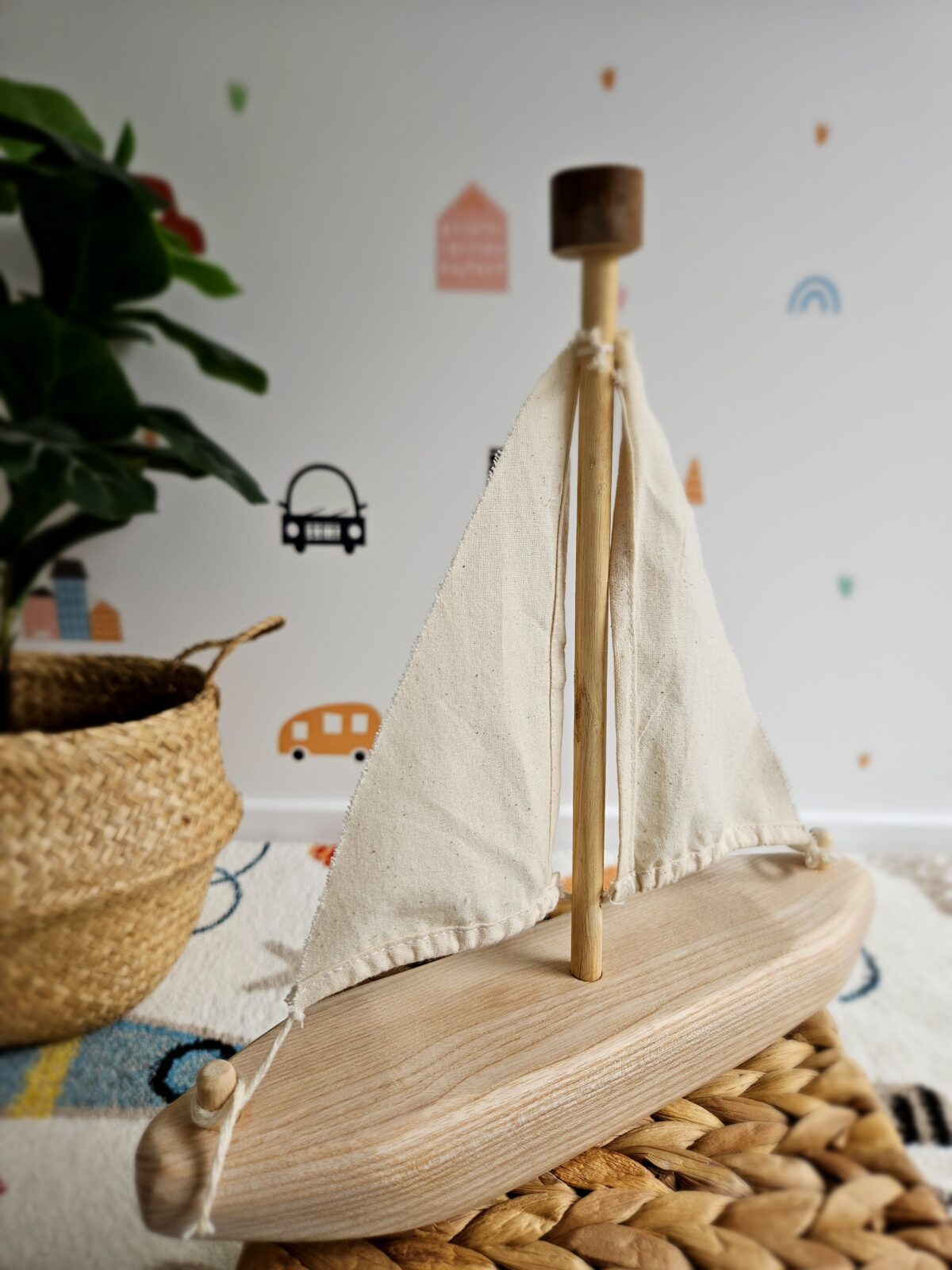 EcoVoyager Recycled Tree Sailing Boat - Image 3