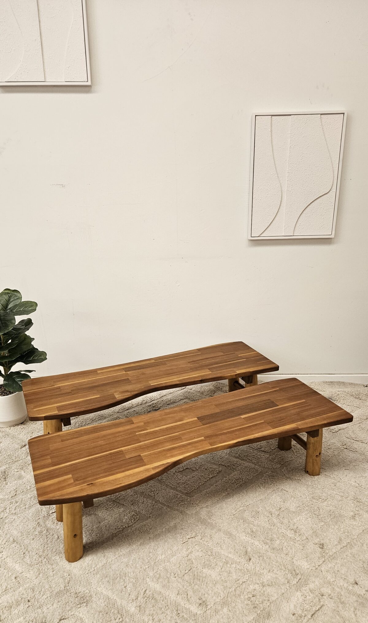 Tree Benches Set of 2 - Image 7