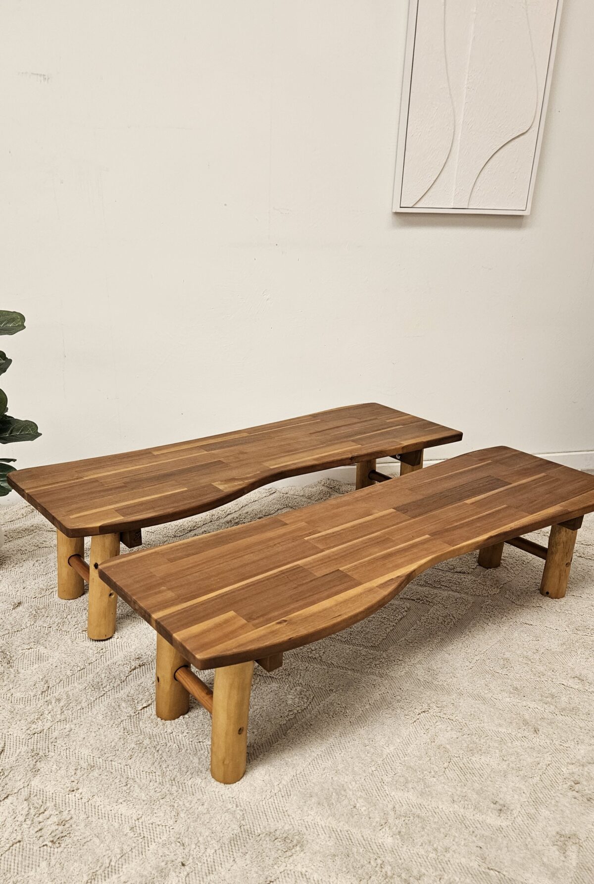 Tree Benches Set of 2 - Image 8