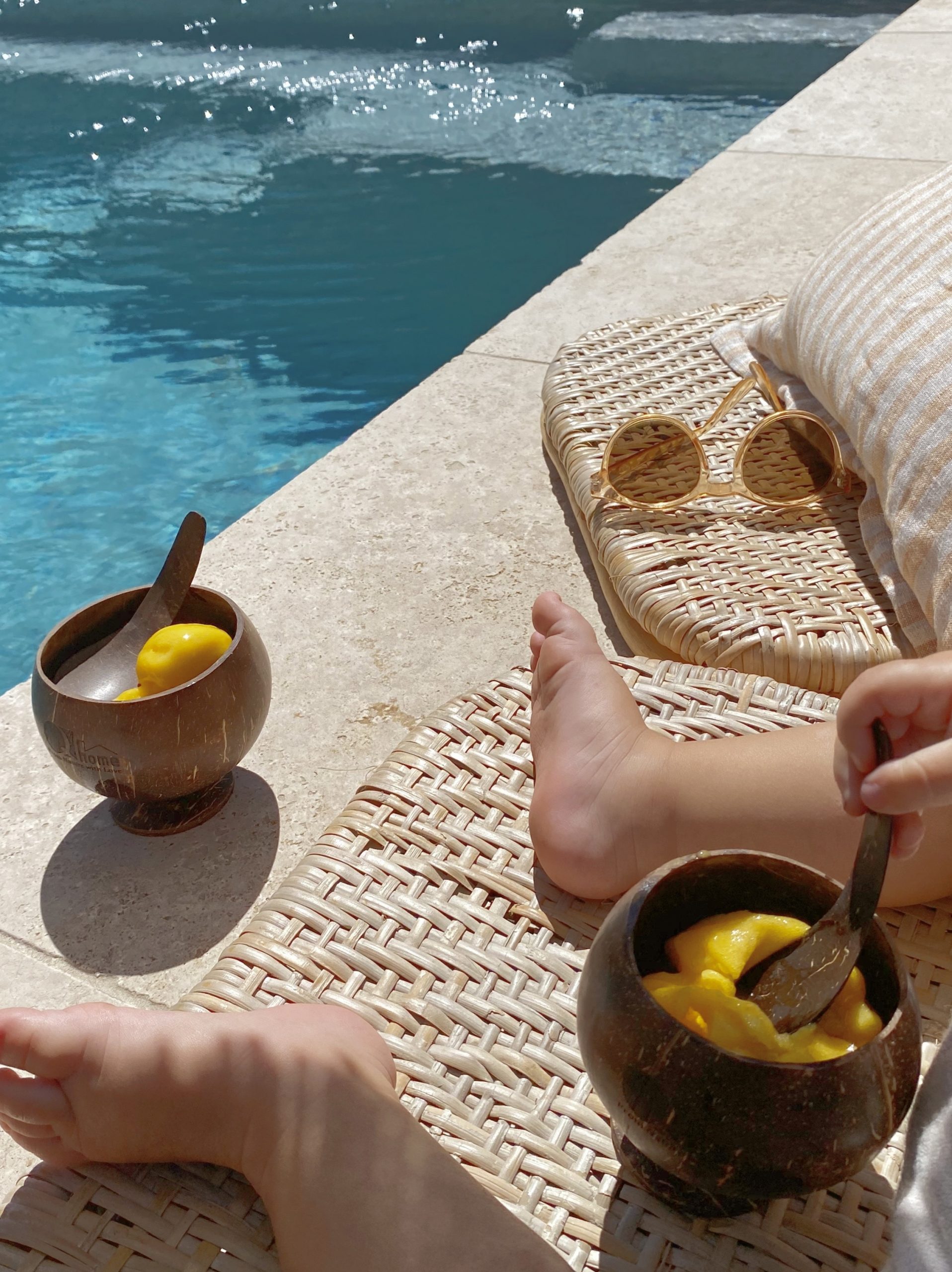 Coconut Ice Cream Cups Set of 2 Coconut Ice Cream Cups Set of 2