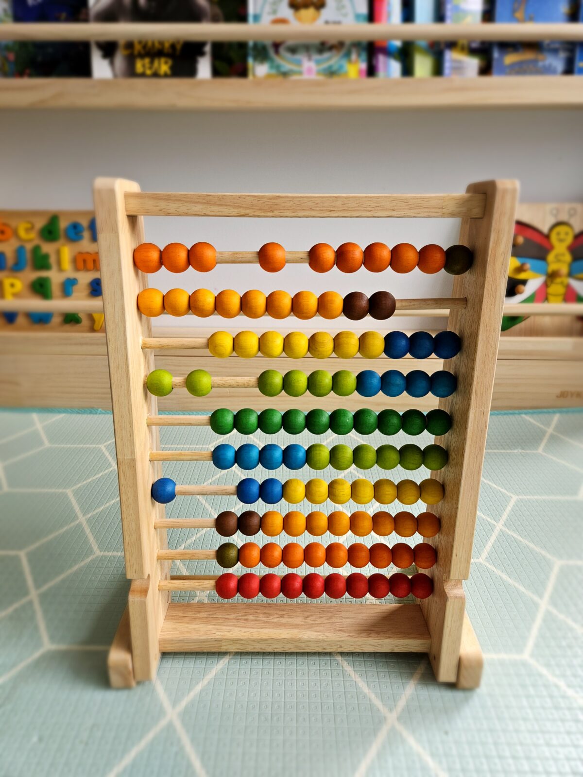 Bead counting abacus Qtoys Learning through Play
