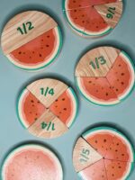 453-Watermelon Fraction Set