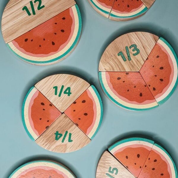 453-Watermelon Fraction Set