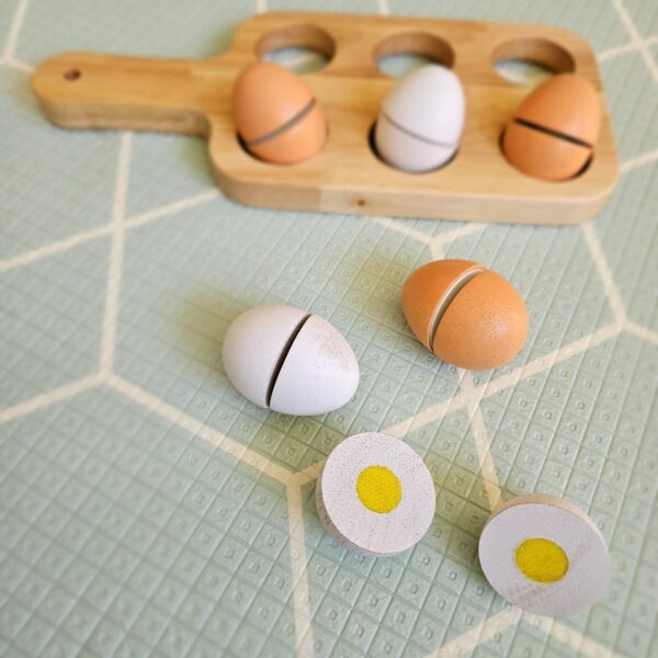 Wooden eggs set of 6 - 539