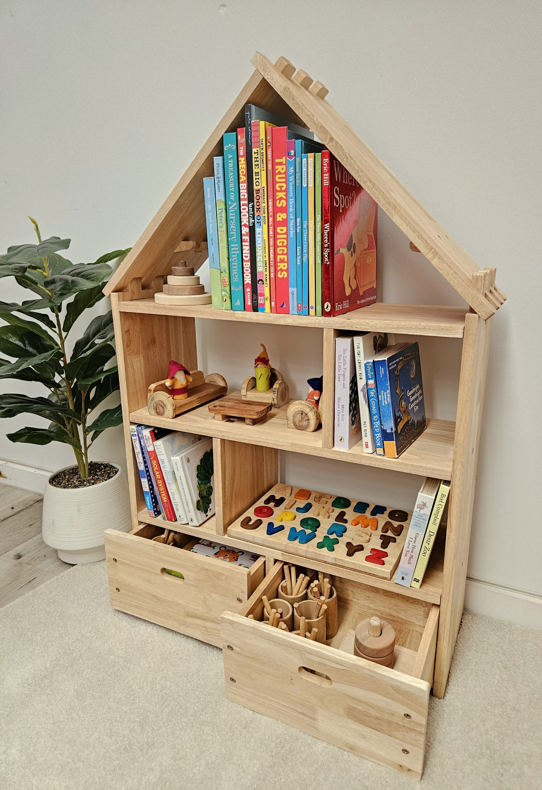 Wonder House Bookshelf