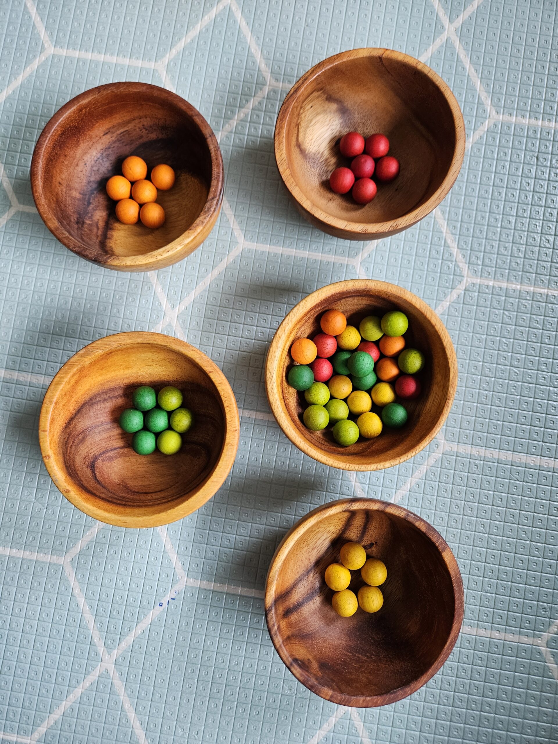 20240418_100923 Wooden bowls set of 5 - Image 3
