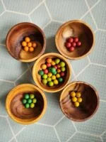 Wooden bowls set of 5 - SKU 737