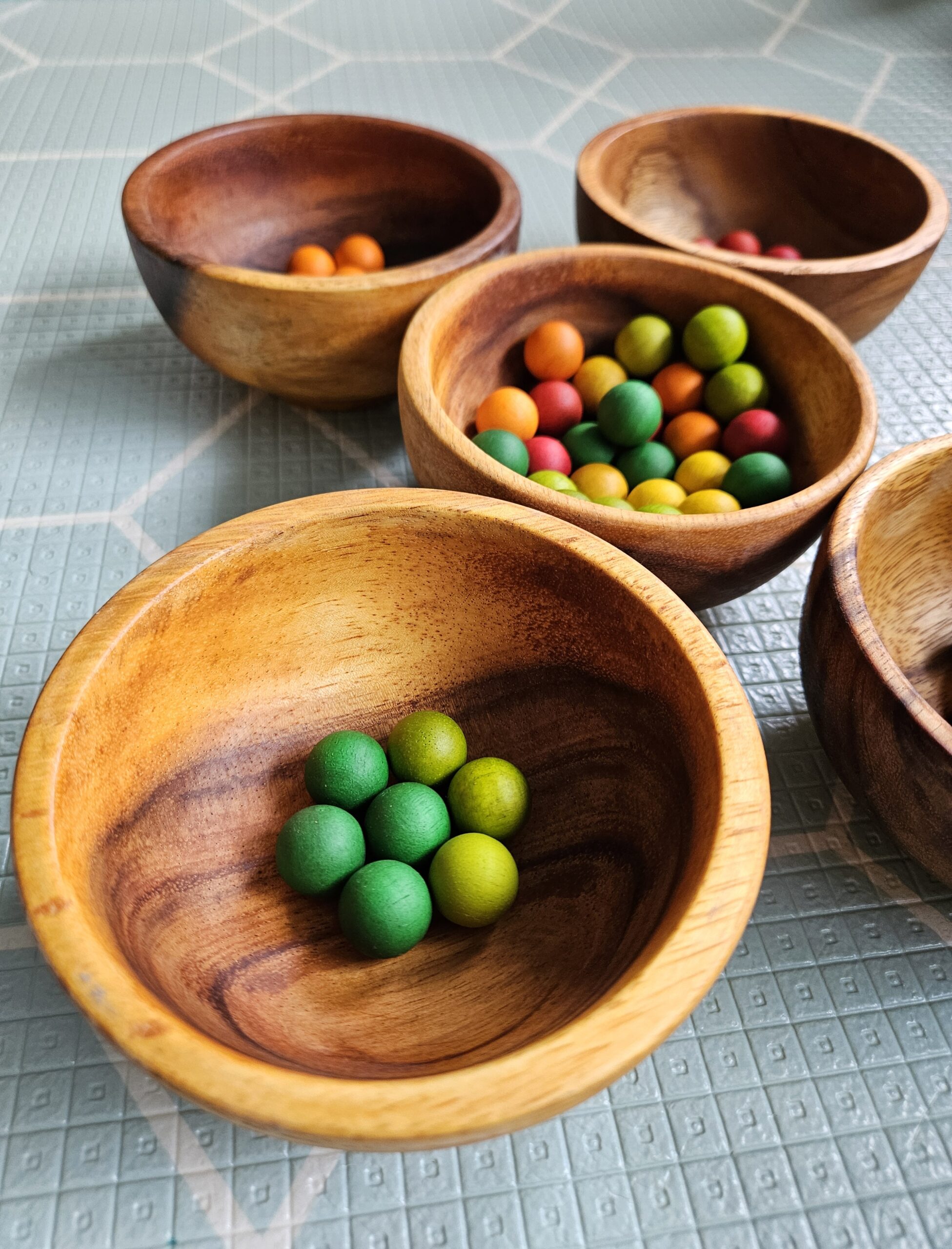 20240418_101101 Wooden bowls set of 5 - Image 7