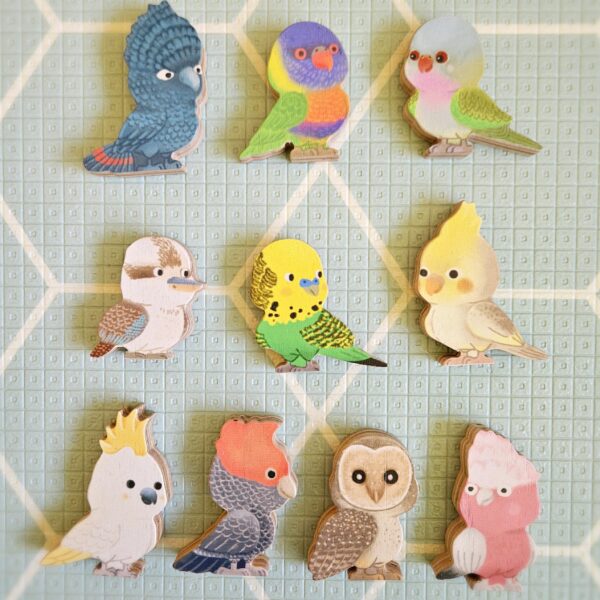 Australian Birds Set of 10 - 464