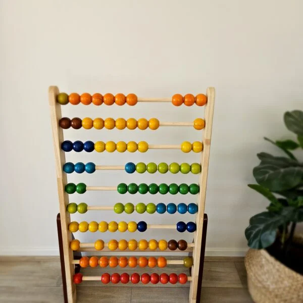 Giant Rainbow Bead Abacus-343