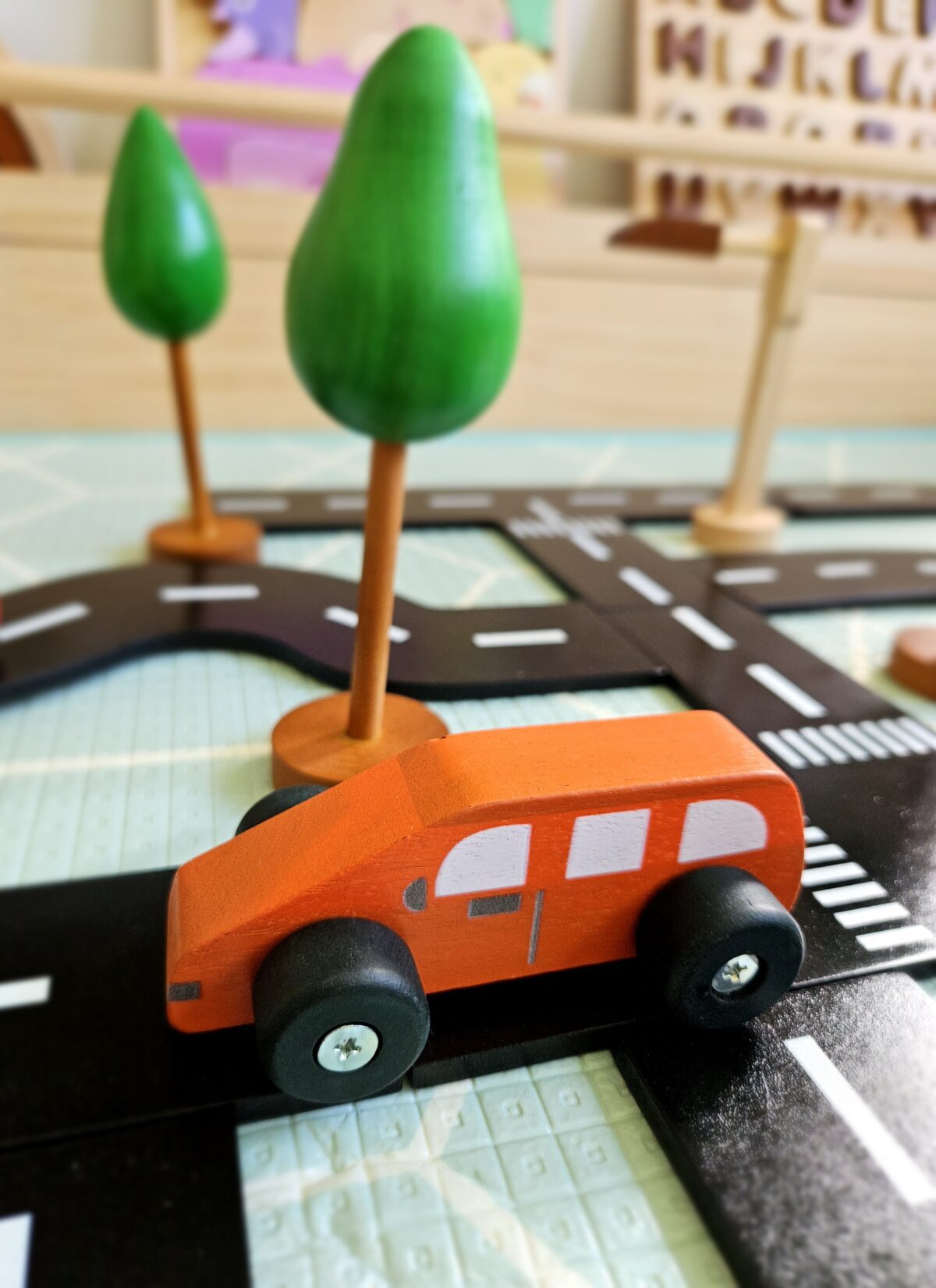 Coloured Wooden Cars - Image 6