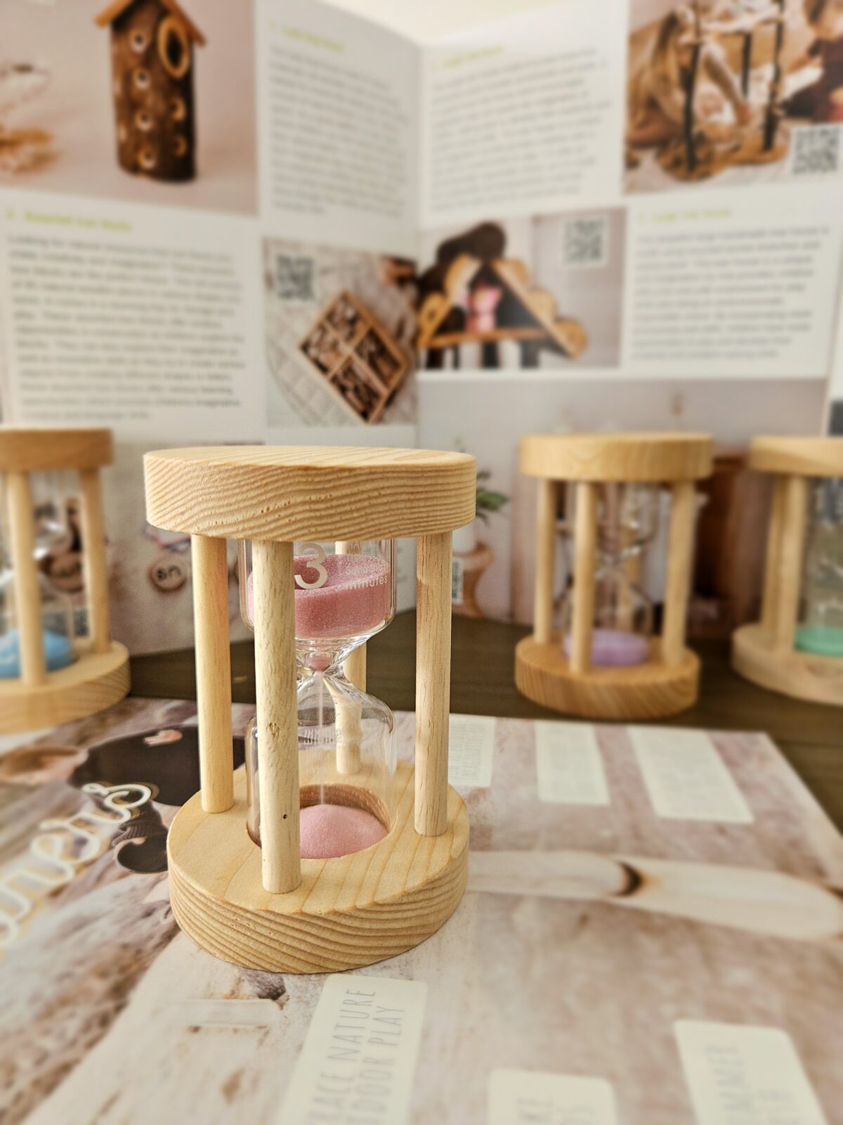 Wooden Sand Timers Set of 4 - Image 6