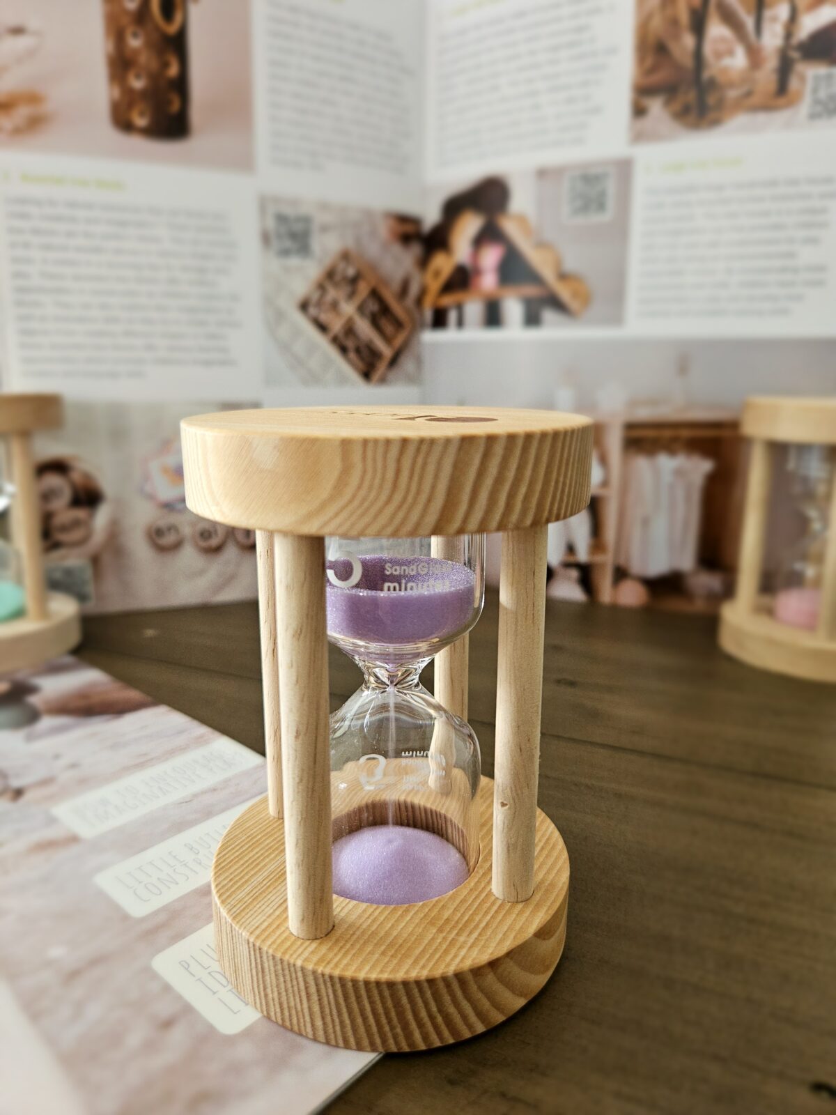 Wooden Sand Timers Set of 4 - Image 3