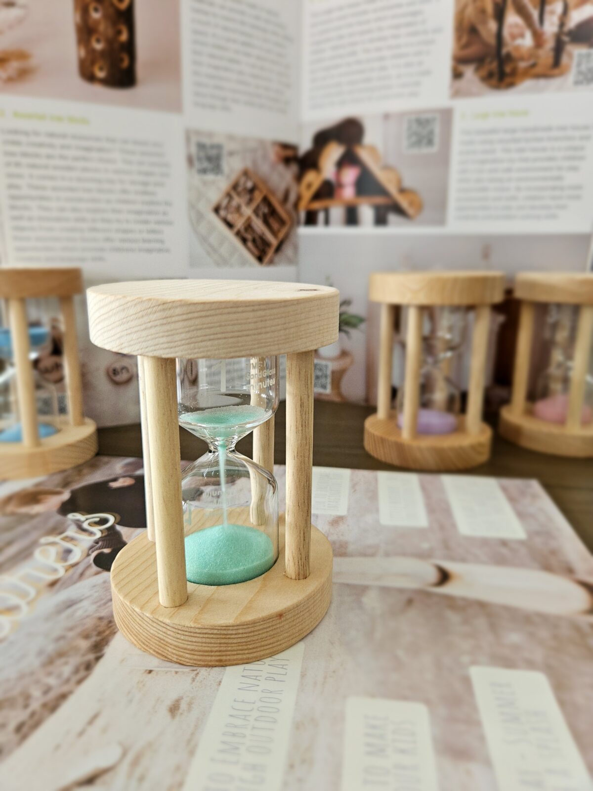 Wooden Sand Timers Set of 4 - Image 4