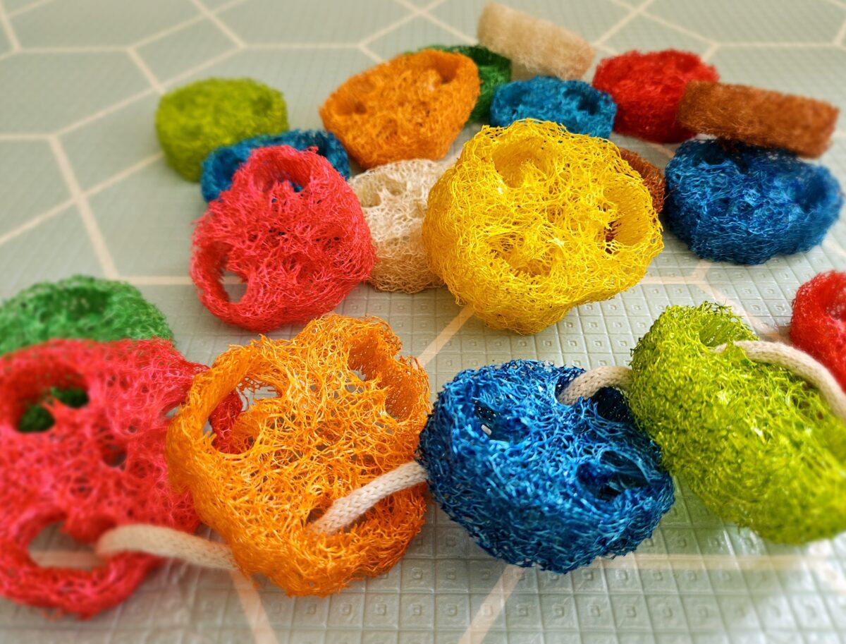 Rainbow Loofah Lacing Set - Image 9