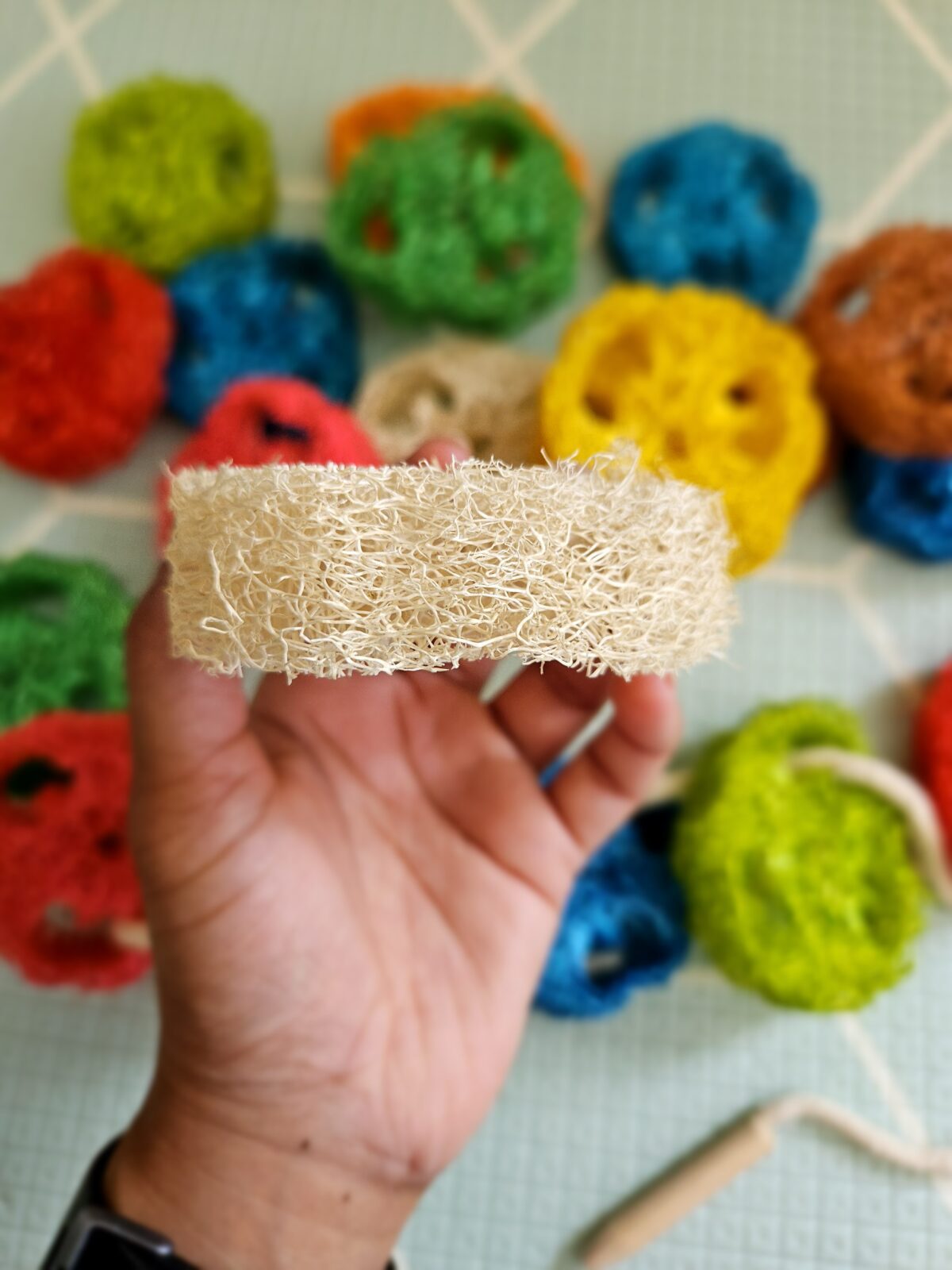 Rainbow Loofah Lacing Set - Image 11