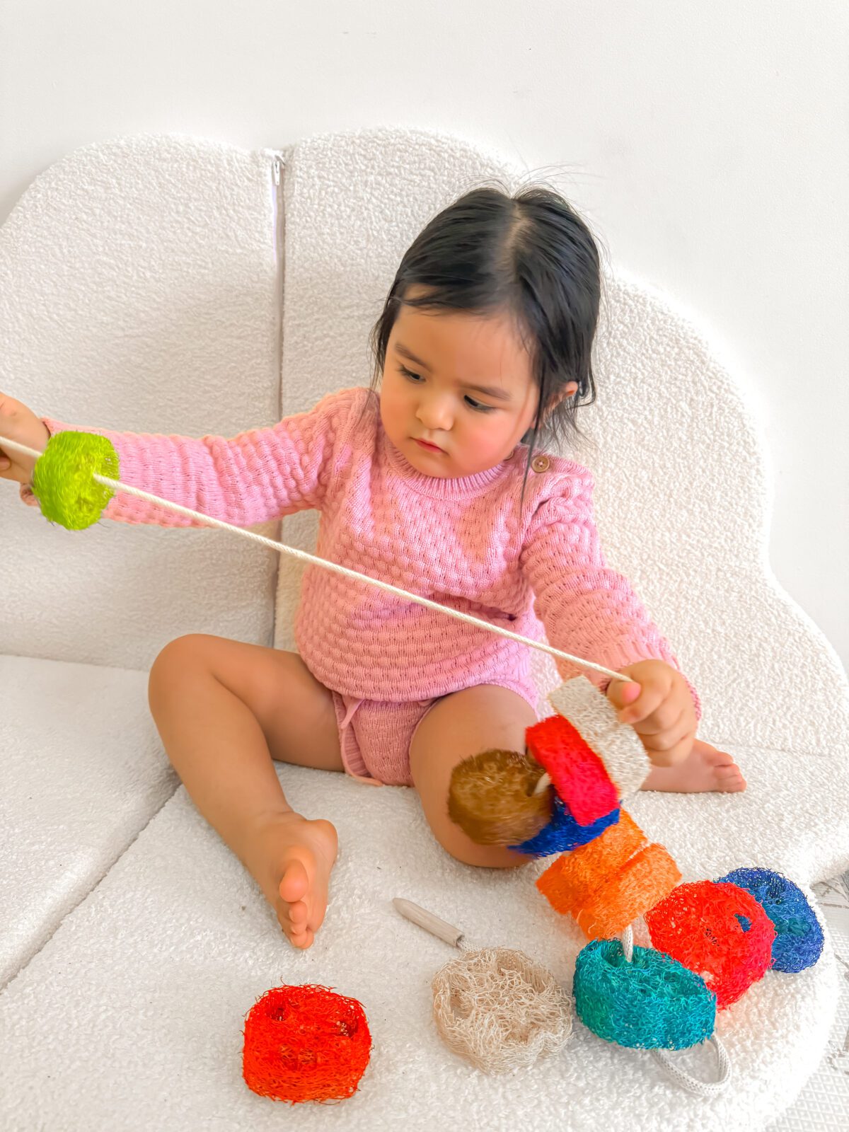 Rainbow Loofah Lacing Set - Image 6