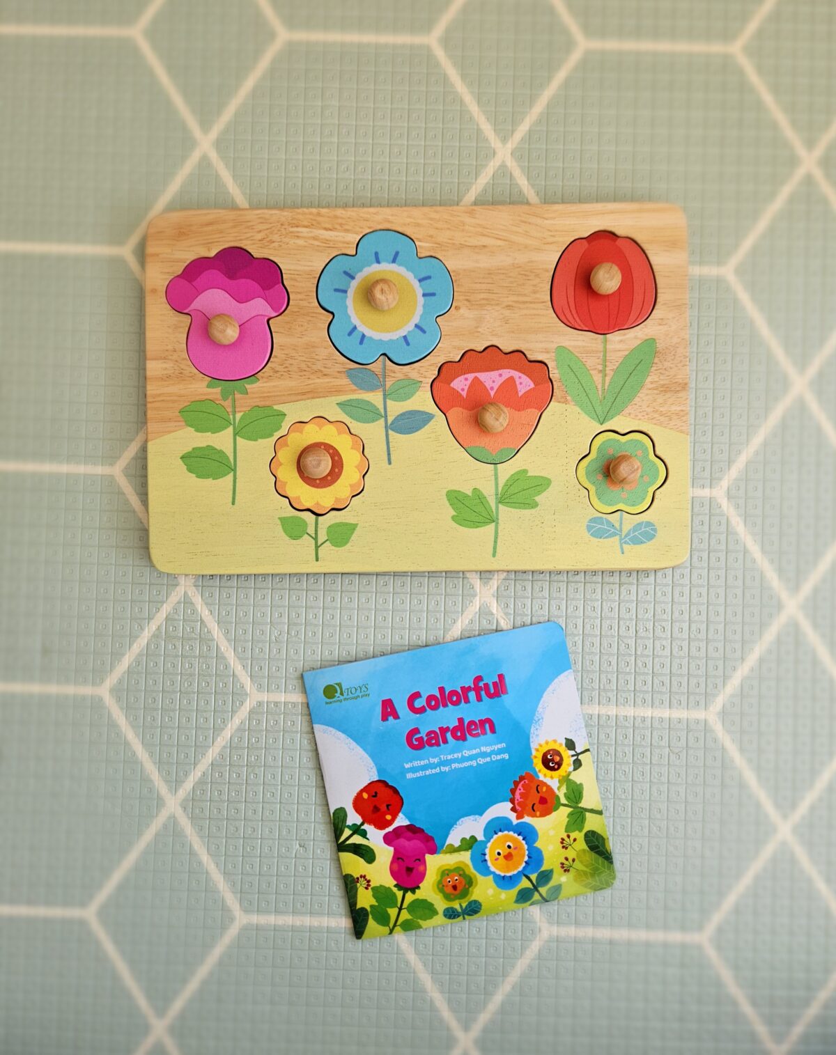 Colourful Flower Garden Puzzle and Book Set - Image 9