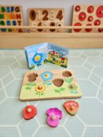 Flower Garden Puzzle and Book Set - 517