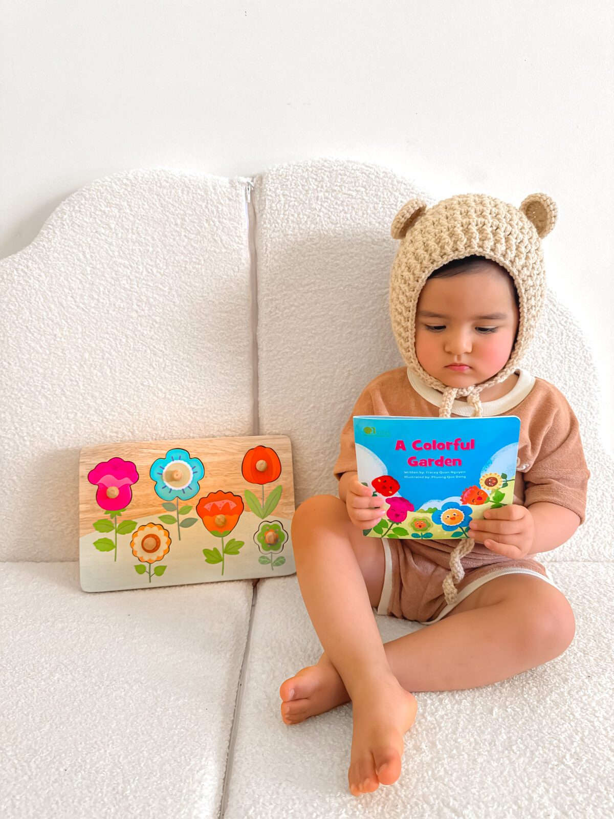 Colourful Flower Garden Puzzle and Book Set - Image 2