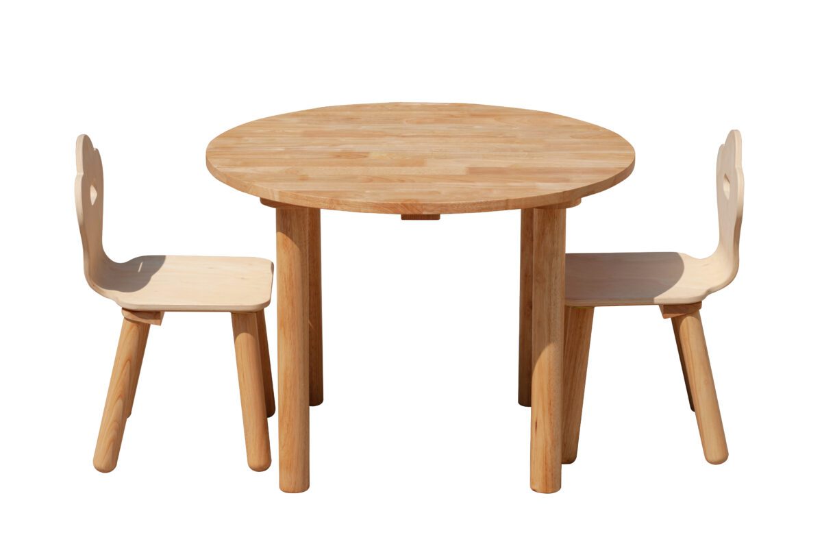Classic Round Table and 2 Chairs - Image 7
